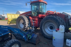 cleaning fuel in tractor