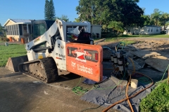 cleaning fuel in bulldozer