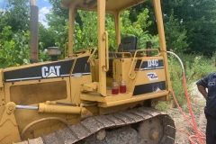 cleaning fuel in bulldozer