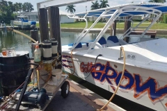cleaning fuel in a boat in Marco Island