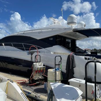 fuel polishing in a boat in Charleston South Carolina