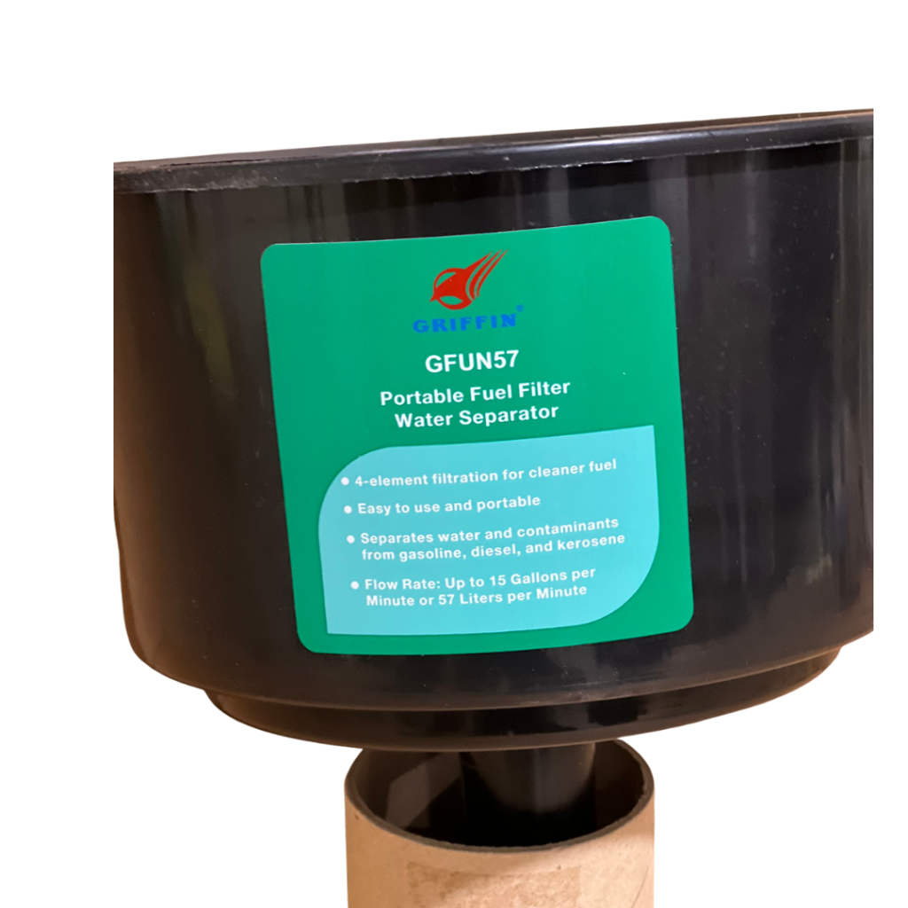 Portable Fuel Filter Water Separator Funnel GFUN57 USA Fuel Service
